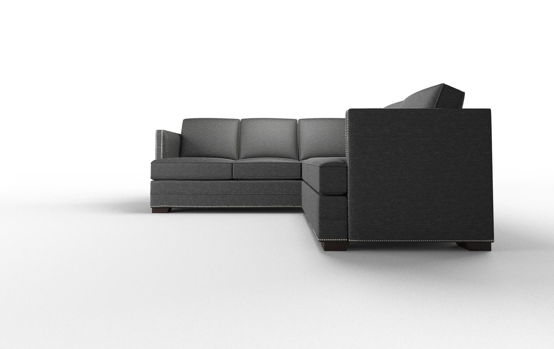 Riga Chance Denim Sectional espresso legs 5