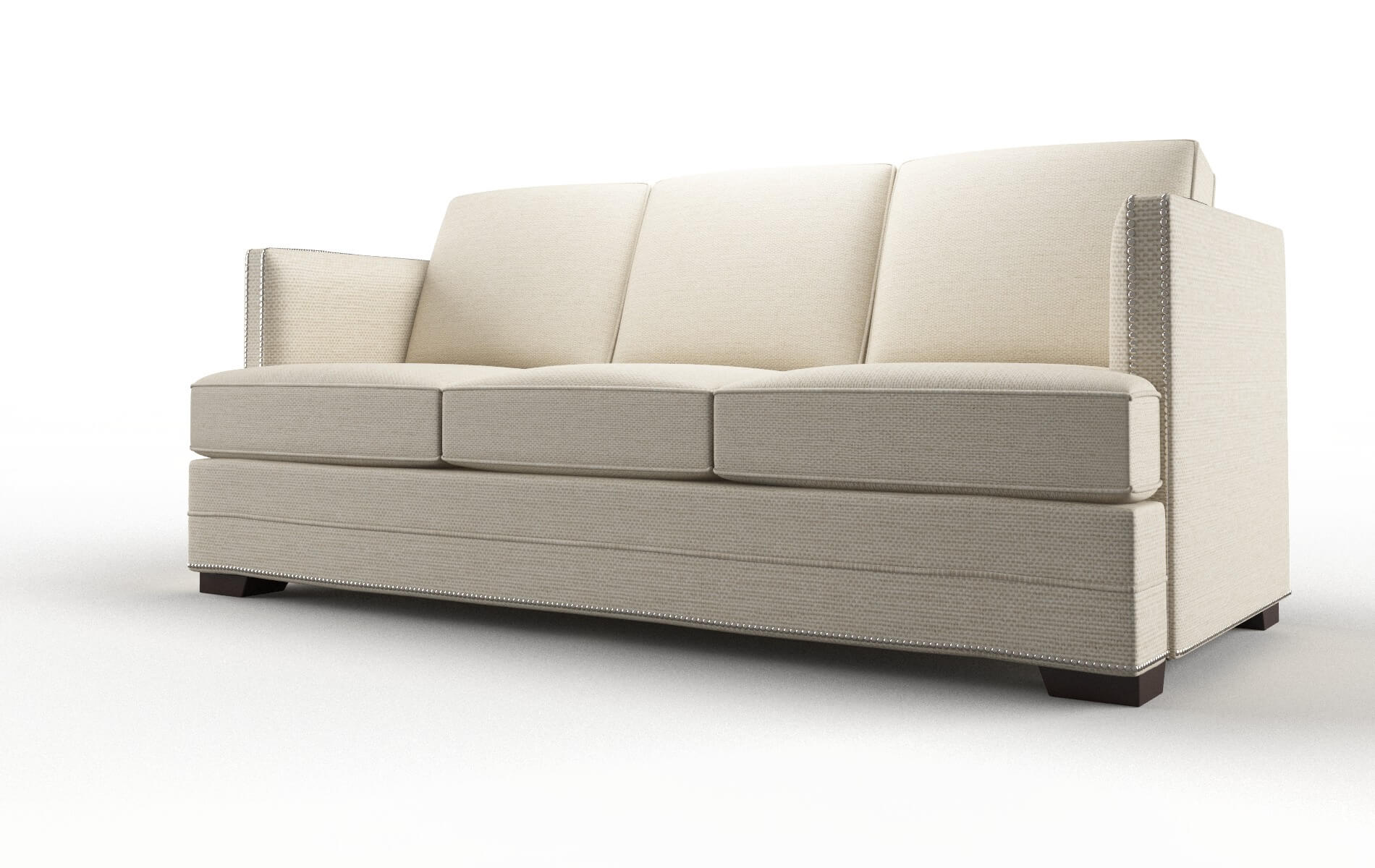 Riga Chance Sand Sofa espresso legs 4