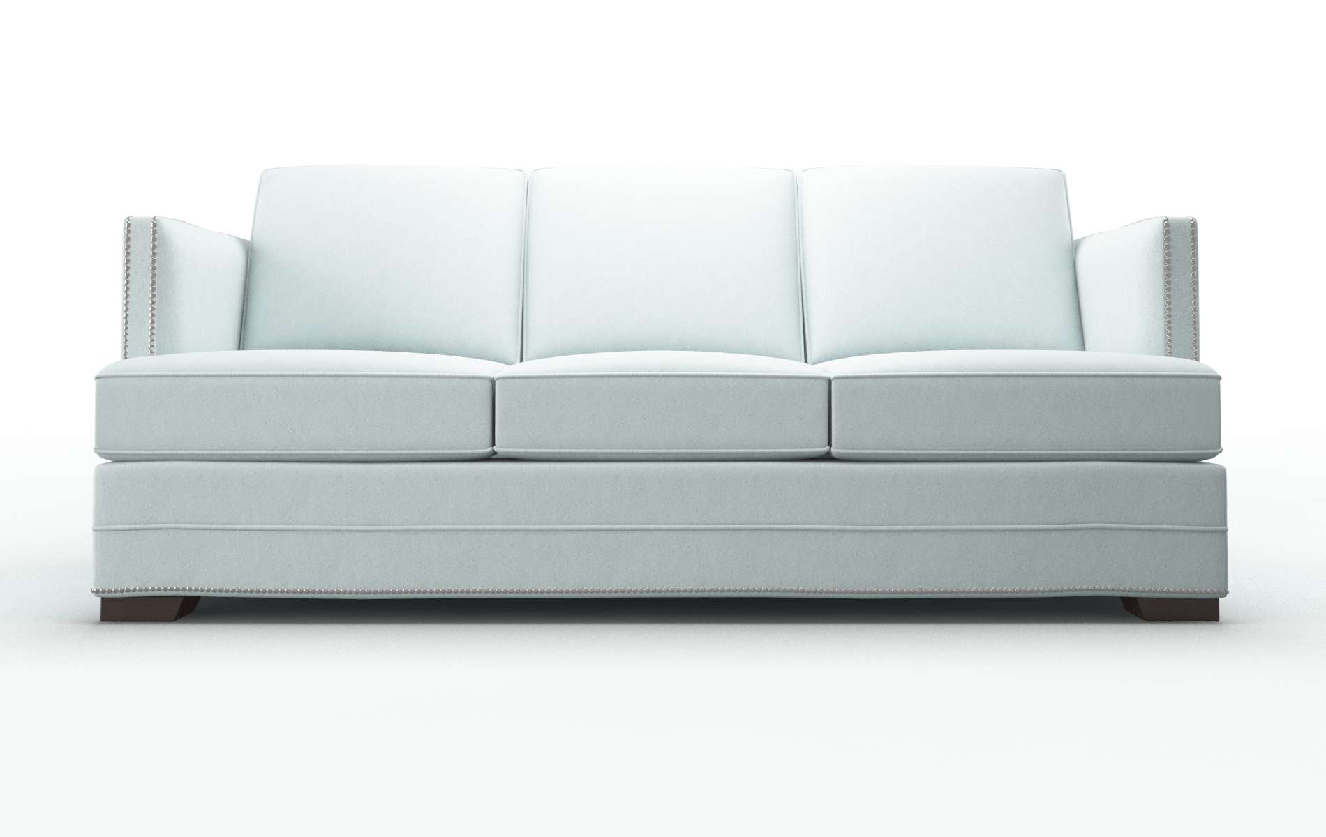 Riga Clyde Cornflower Sofa espresso legs 1