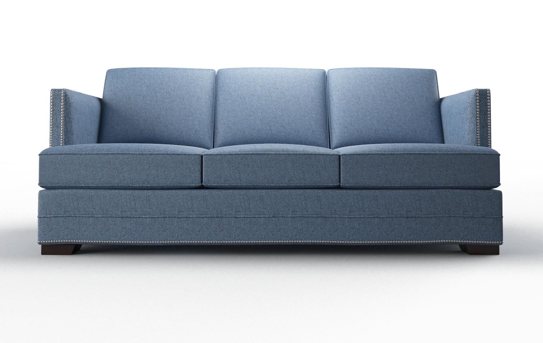 Riga Clyde Deep_ocean Sofa espresso legs 1