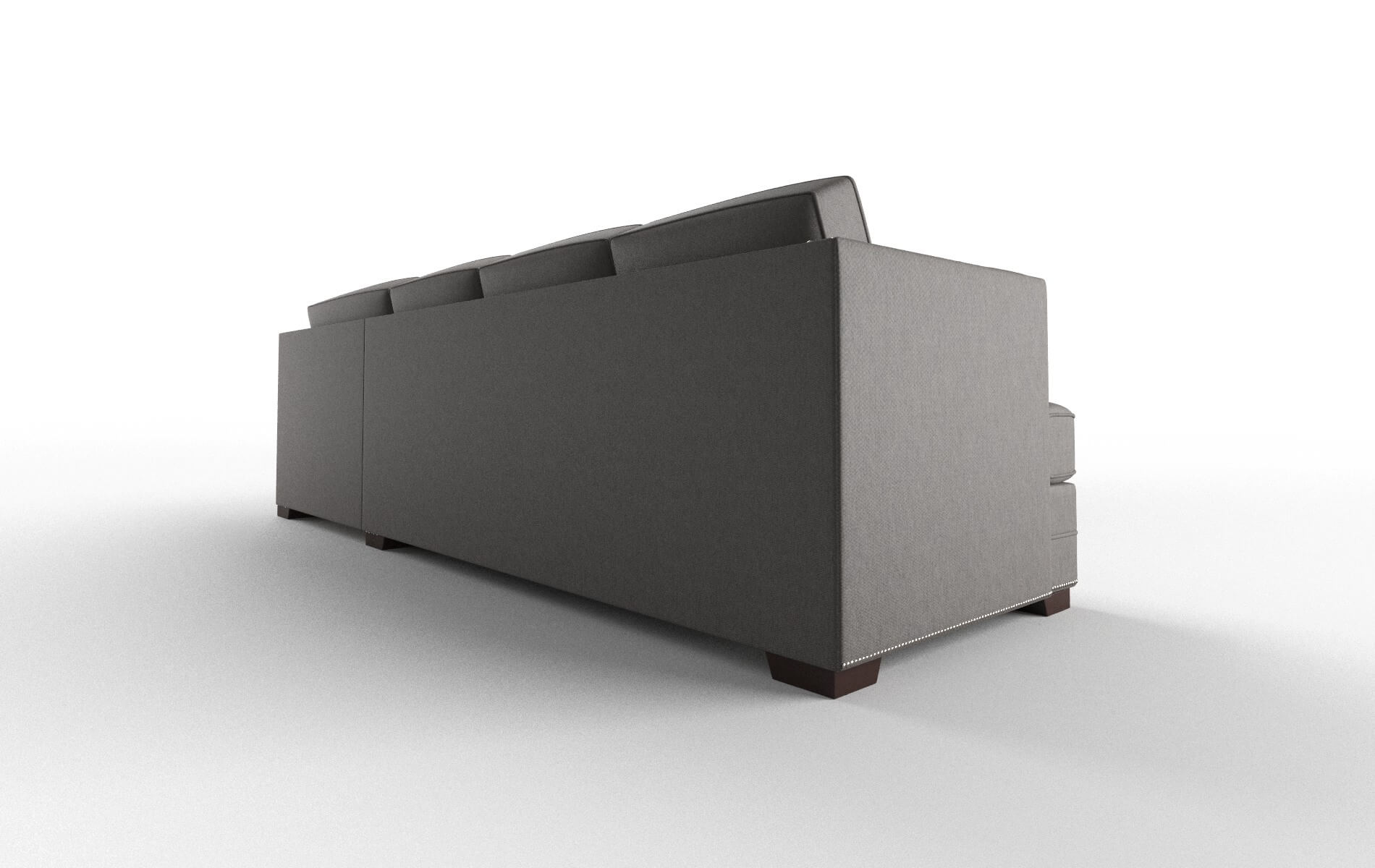 Riga Cosmo Charcoal Panel espresso legs 5