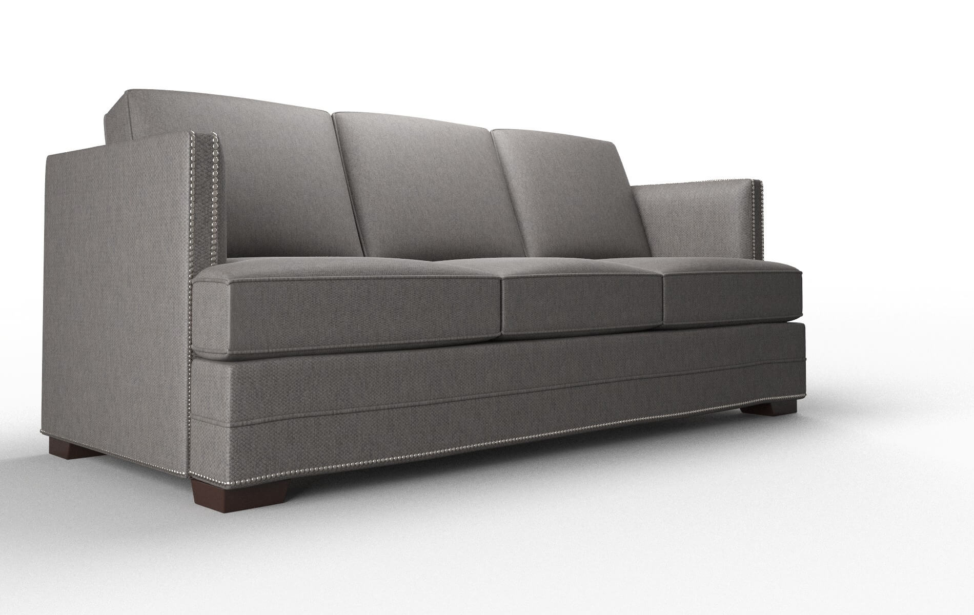 Riga Cosmo Charcoal Sofa espresso legs 2