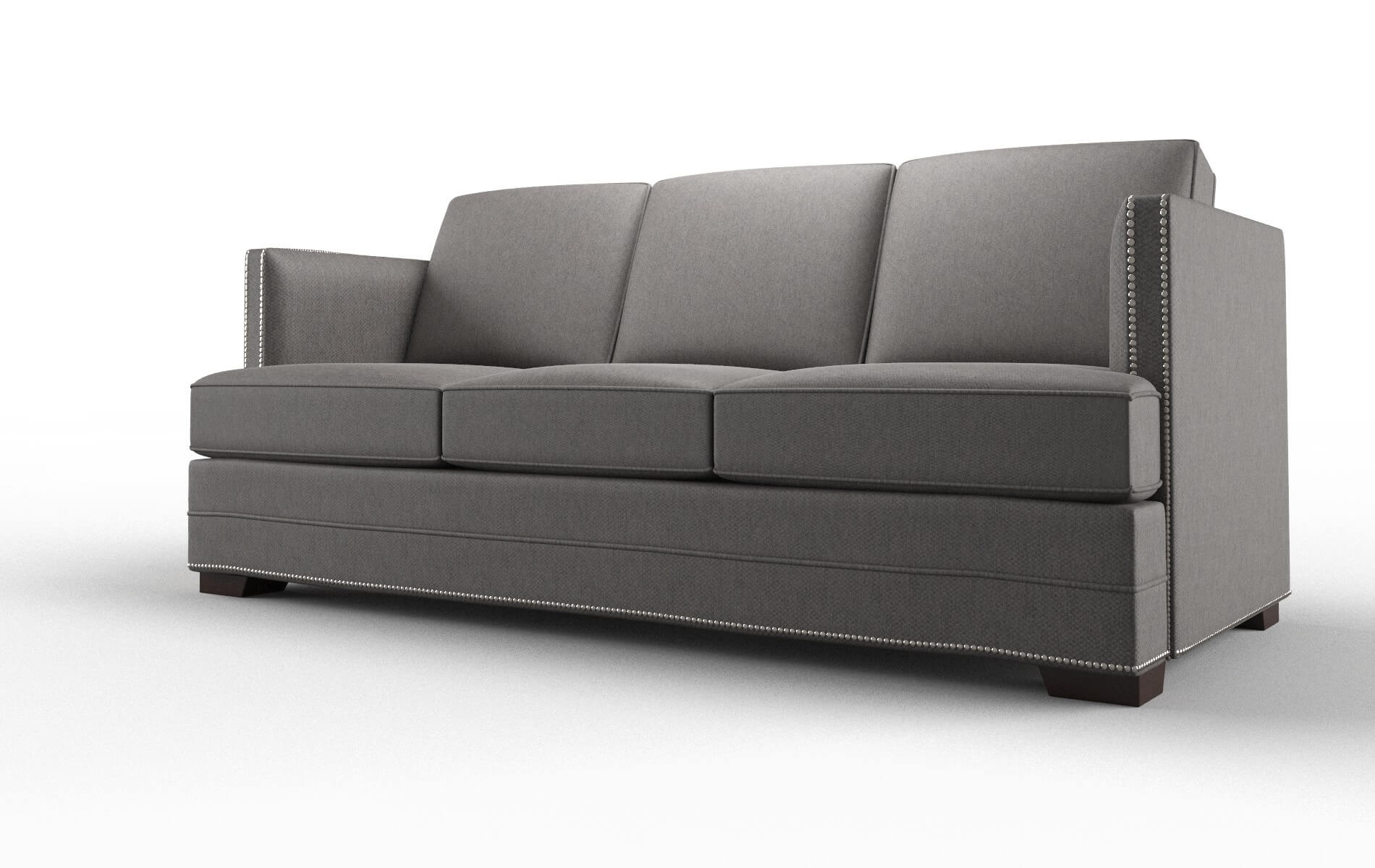 Riga Cosmo Charcoal Sofa espresso legs 4