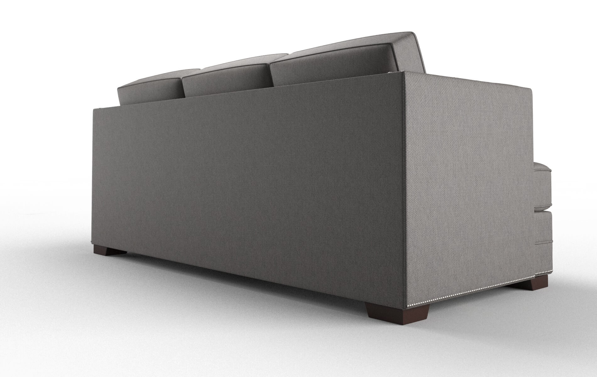 Riga Cosmo Charcoal Sofa espresso legs 5