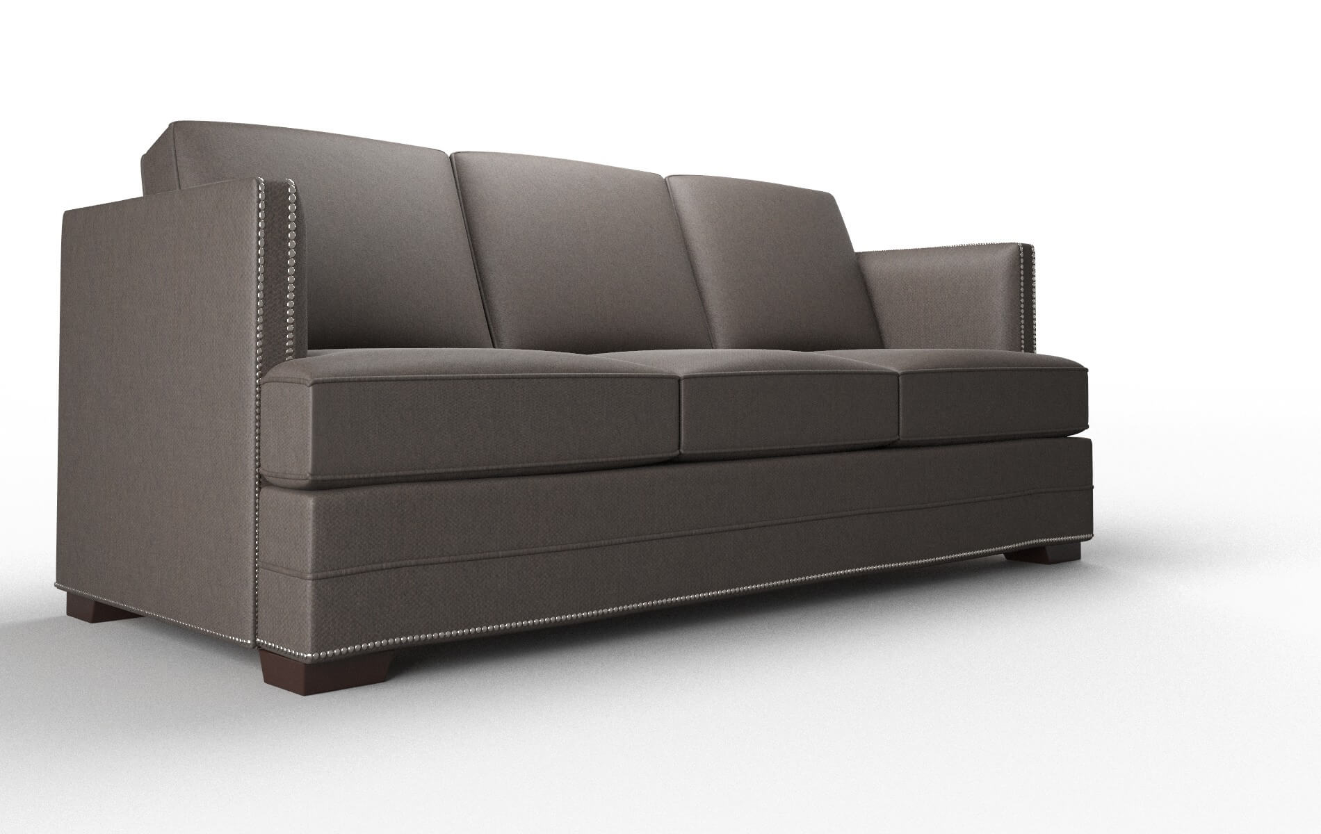 Riga Cosmo Chocolate Sofa espresso legs 2