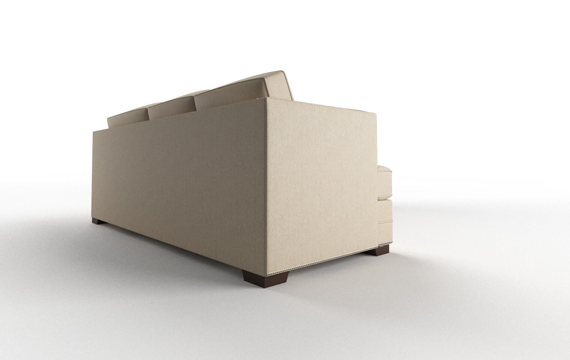 Riga Cosmo Fawn Sectional espresso legs 3