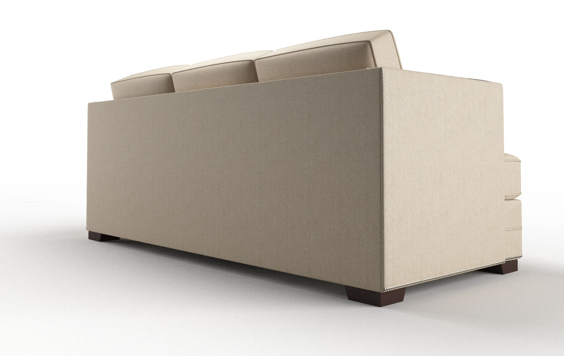 Riga Cosmo Fawn Sofa espresso legs 5