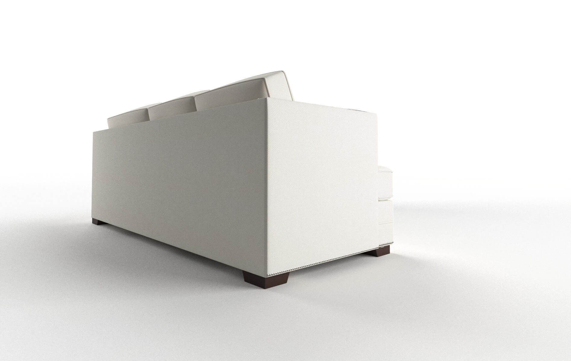 Riga Cosmo Ivory Sectional espresso legs 3