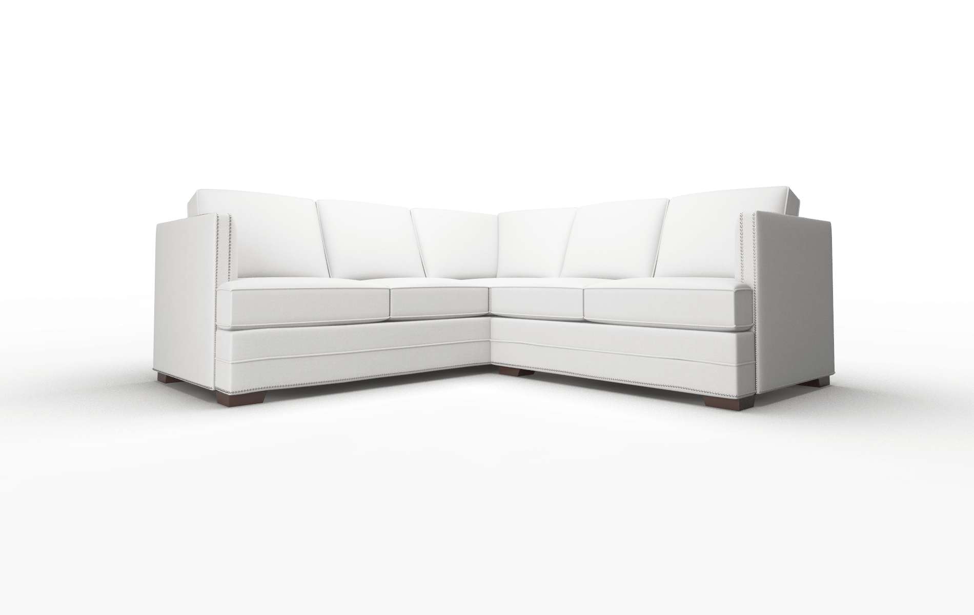 Riga Dawson Platinum Sectional espresso legs 1