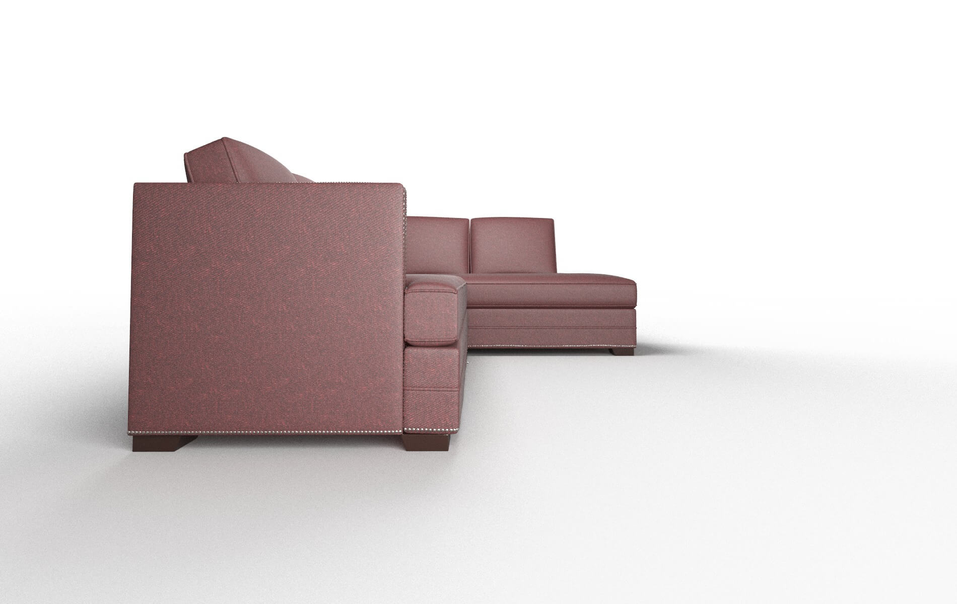 Riga Derby Berry Panel espresso legs 3