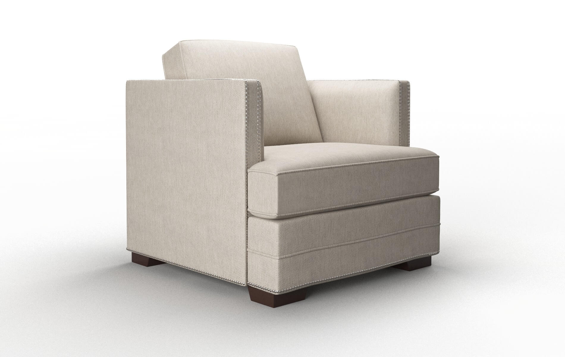 Riga Derby Linen Chair espresso legs 2