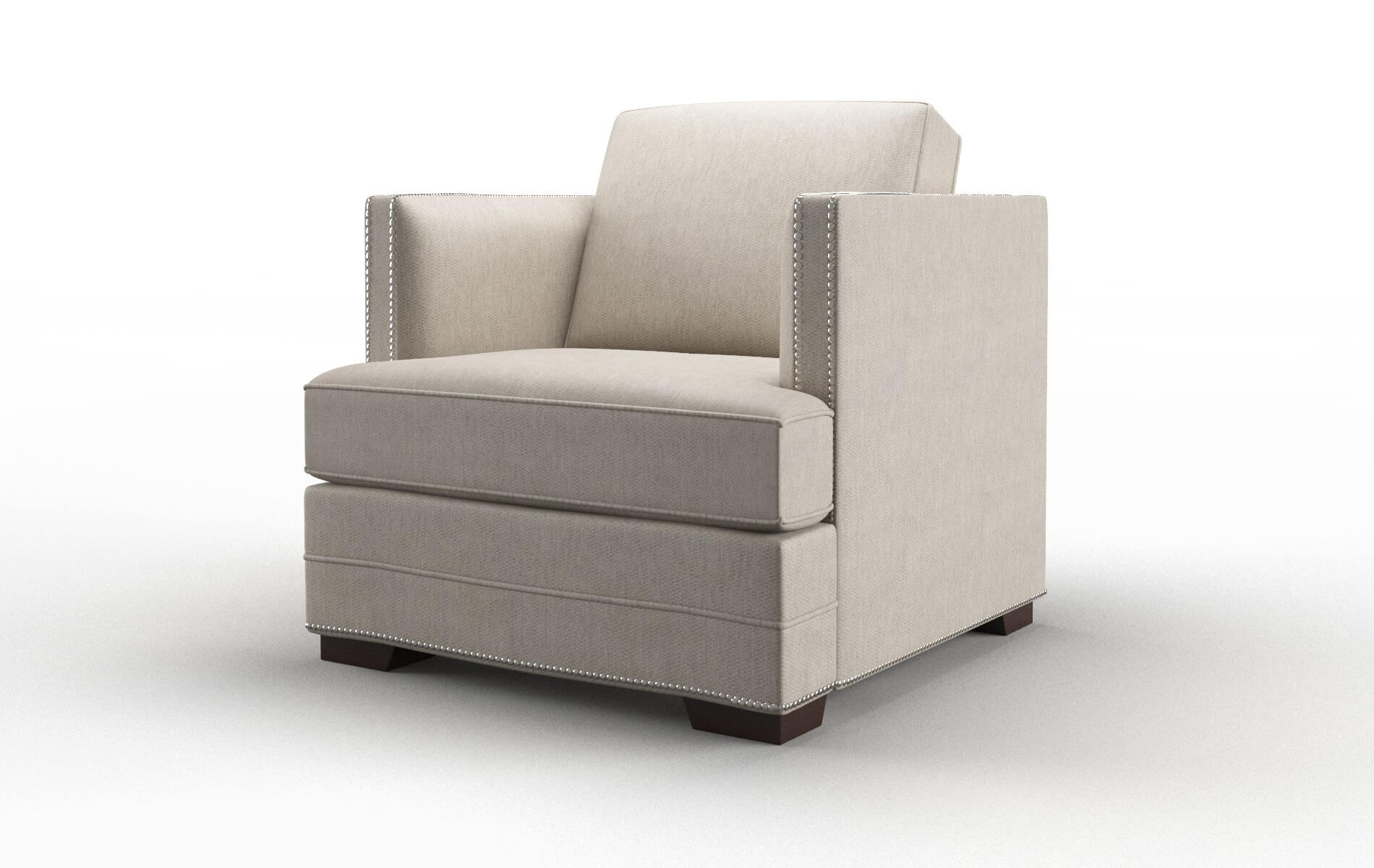 Riga Derby Linen Chair espresso legs 4