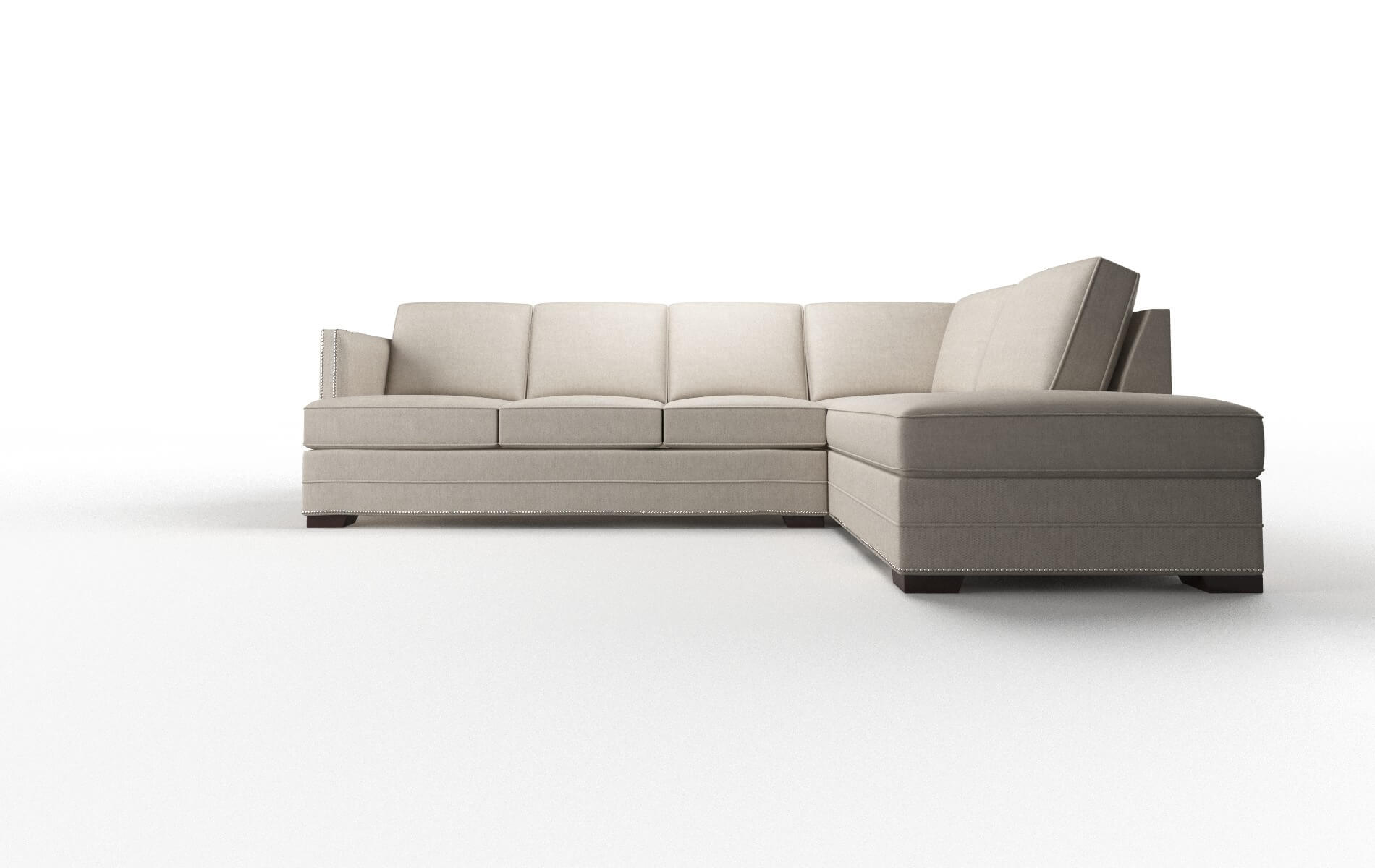 Riga Derby Linen Panel espresso legs 1