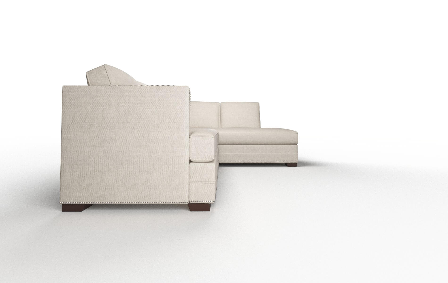 Riga Derby Linen Panel espresso legs 3