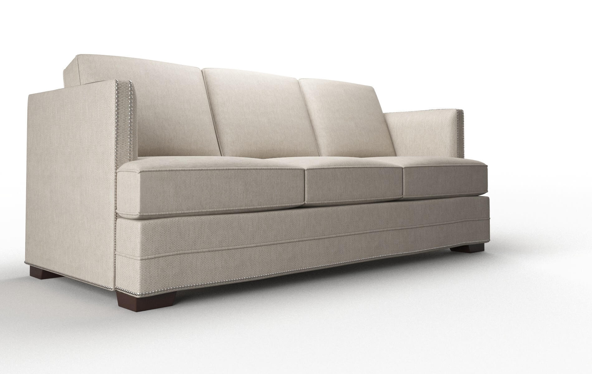 Riga Derby Linen Sofa espresso legs 2