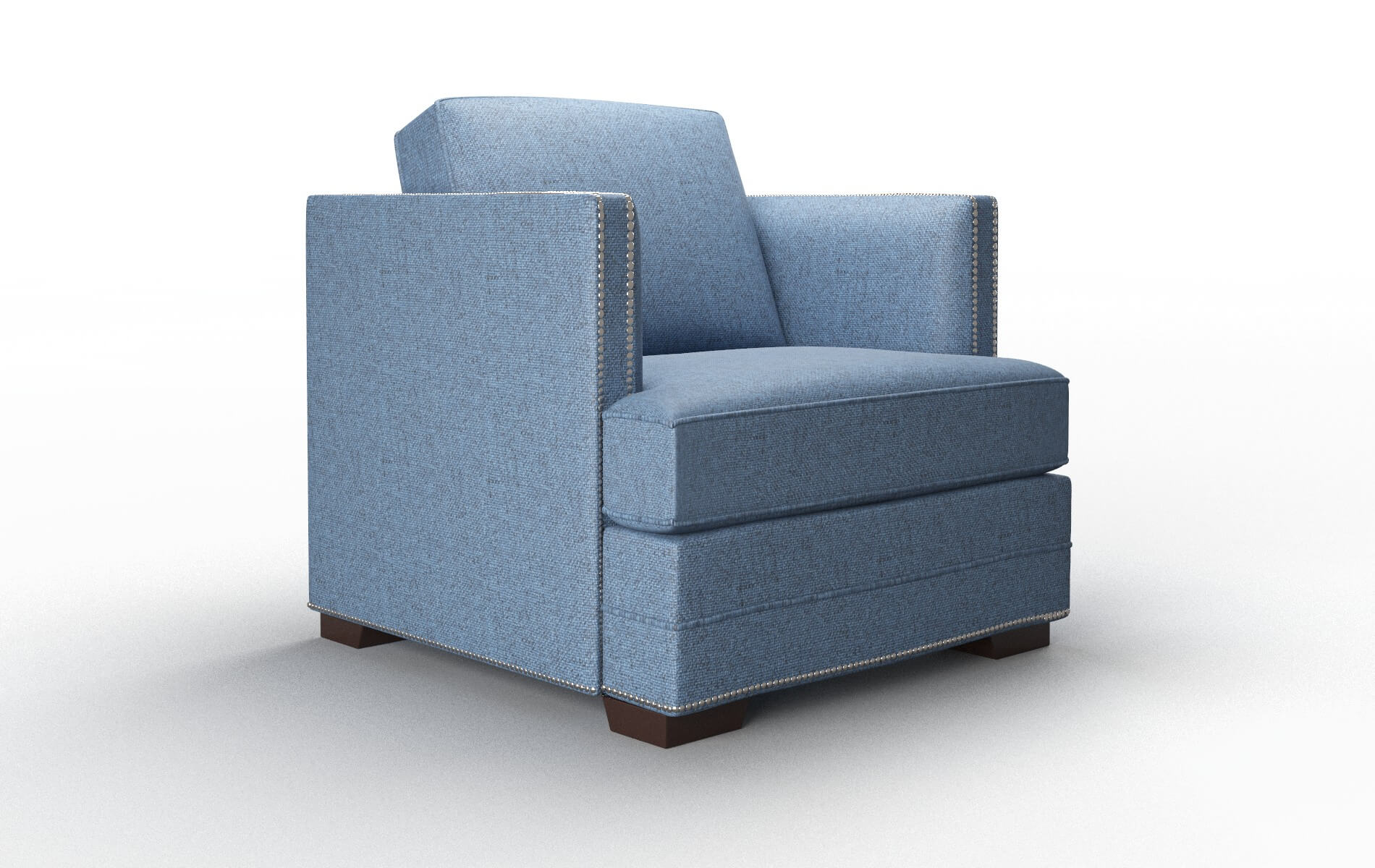 Riga Derby Navy Chair espresso legs 2