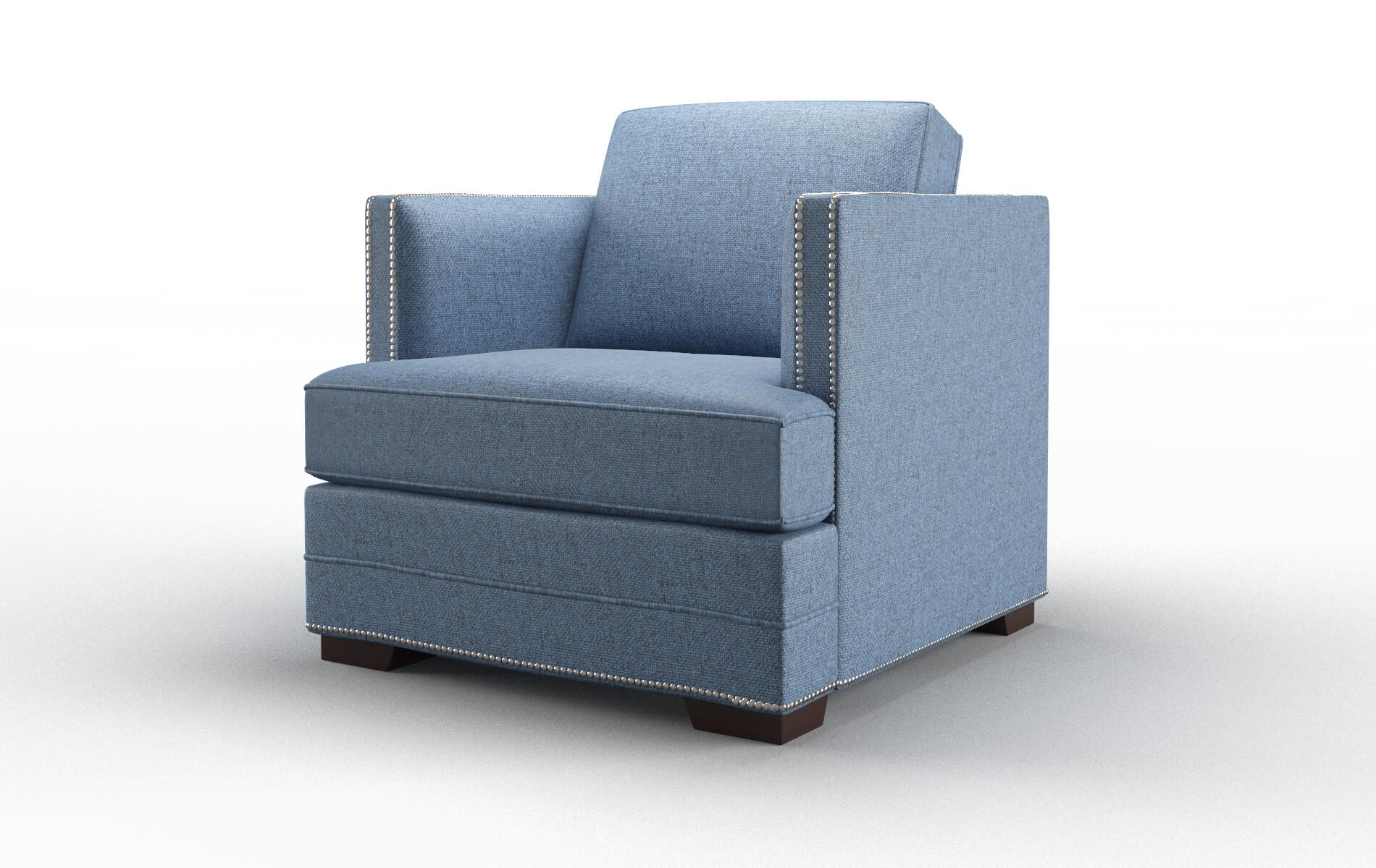 Riga Derby Navy Chair espresso legs 4