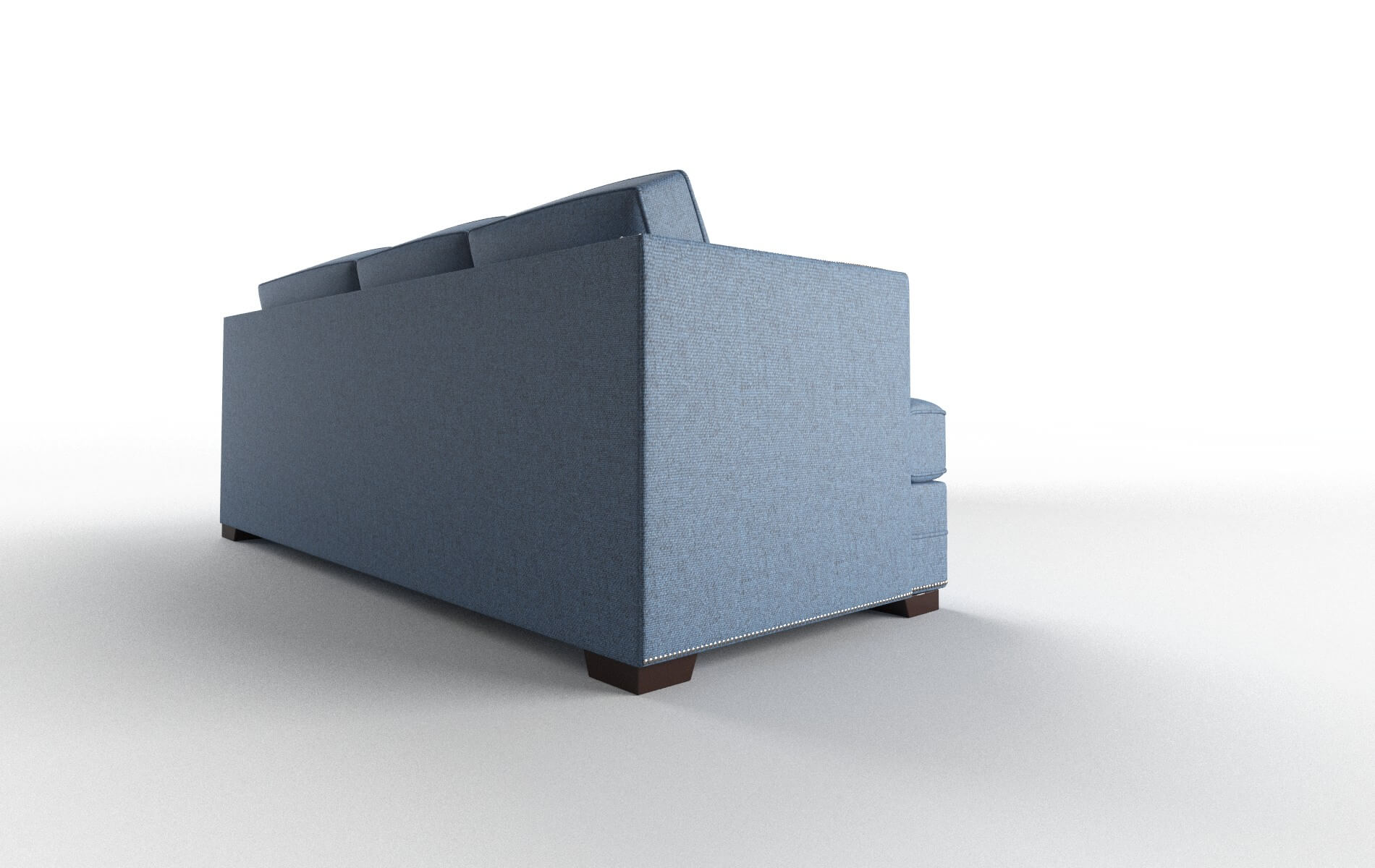 Riga Derby Navy Sectional espresso legs 3