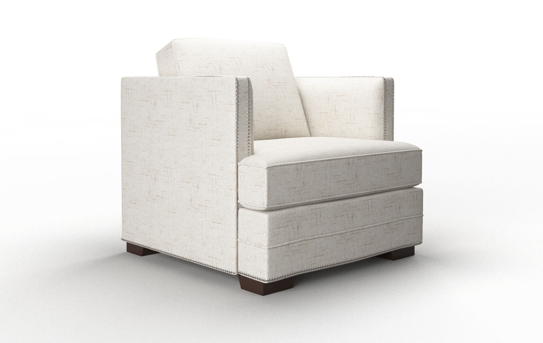Riga Derby Taupe Chair espresso legs 2