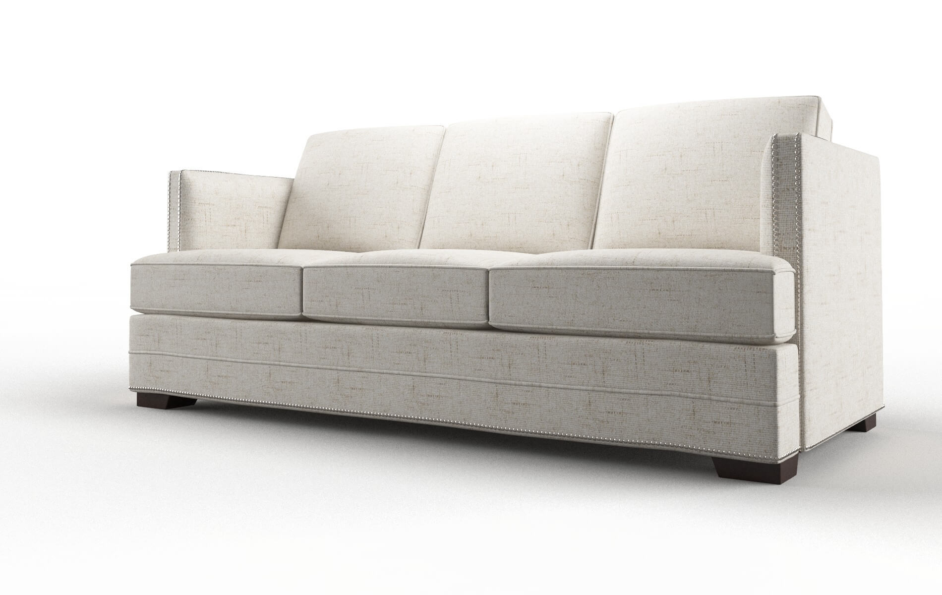 Riga Derby Taupe Sofa espresso legs 4