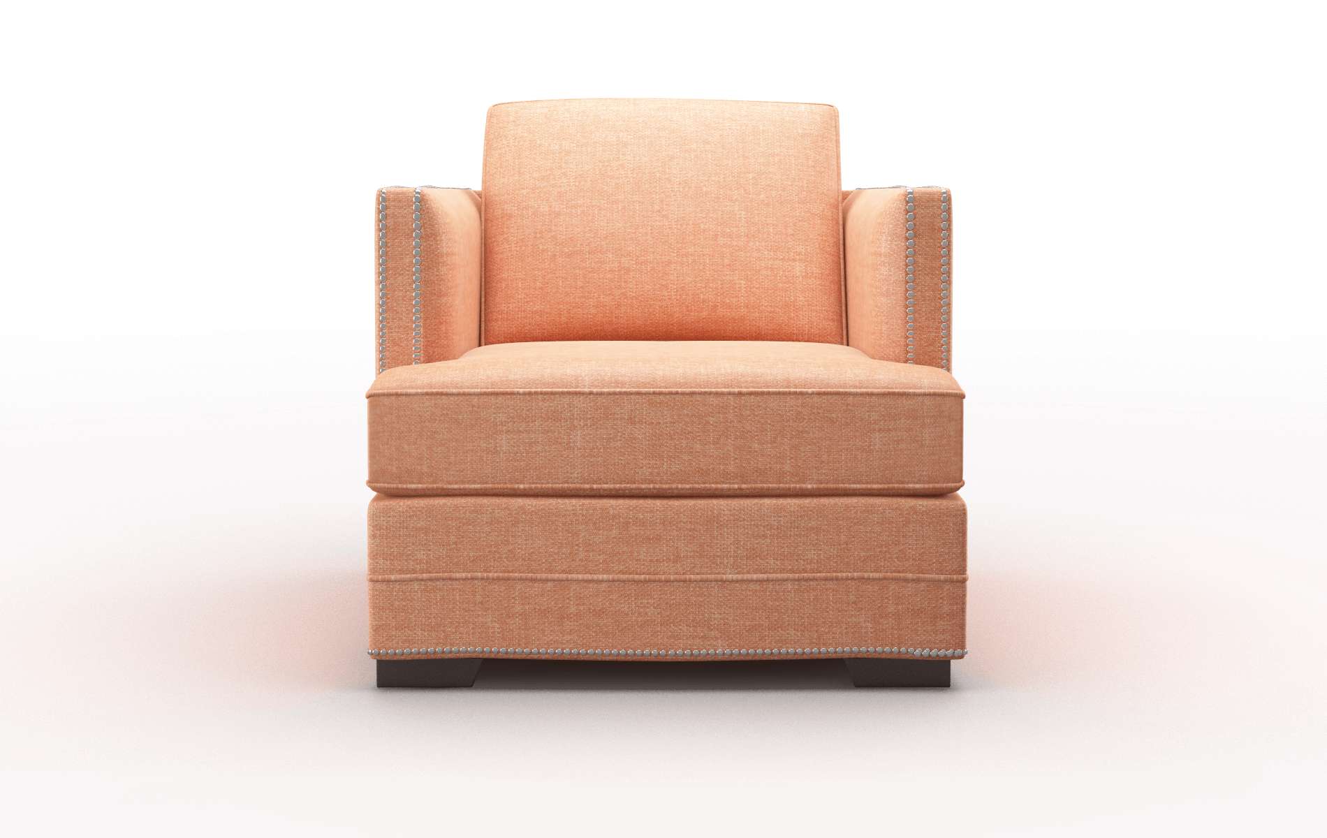 Riga Durham Tangerine Chair espresso legs 1