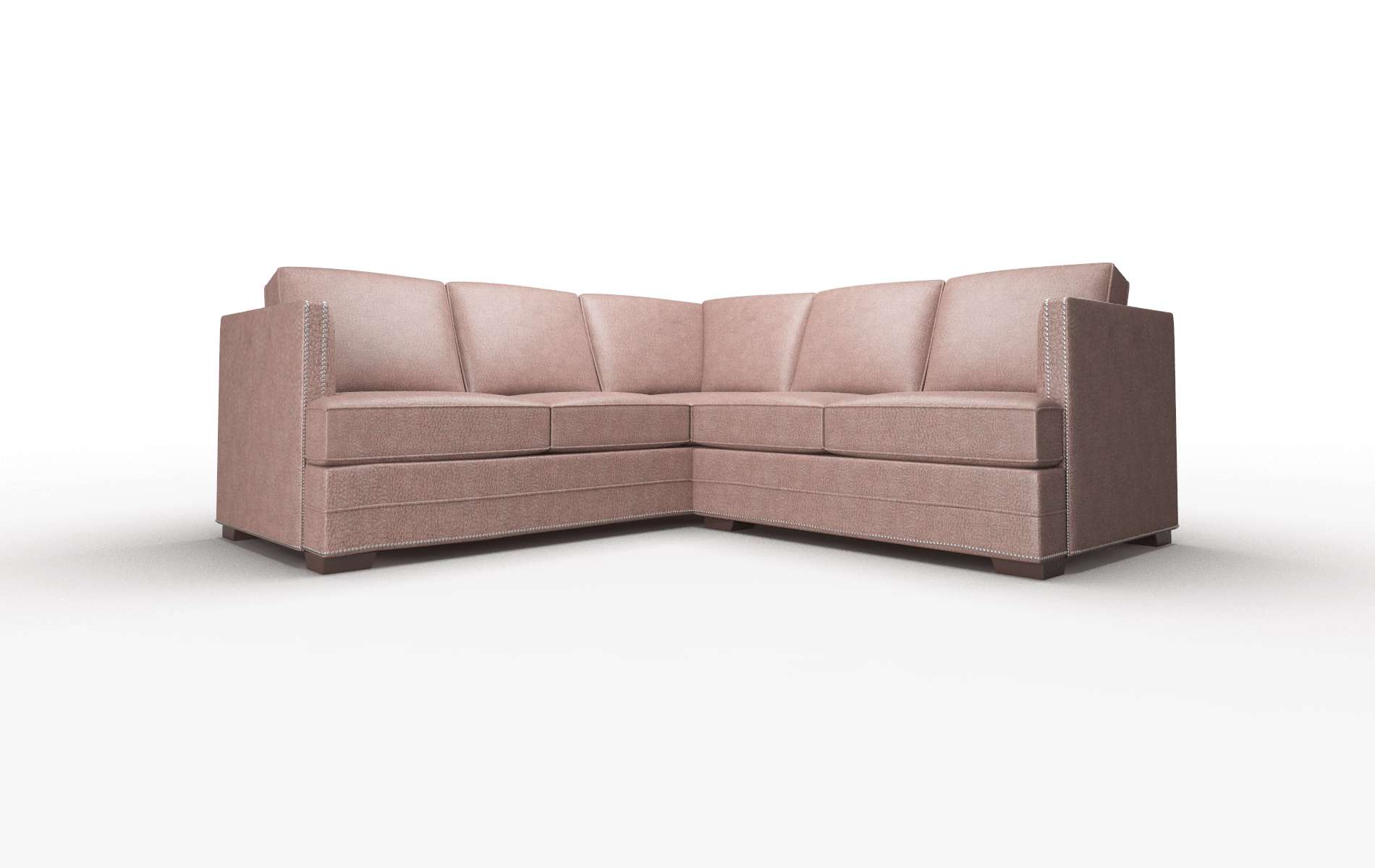 Riga Ford brown Sectional Espresso Legs  1