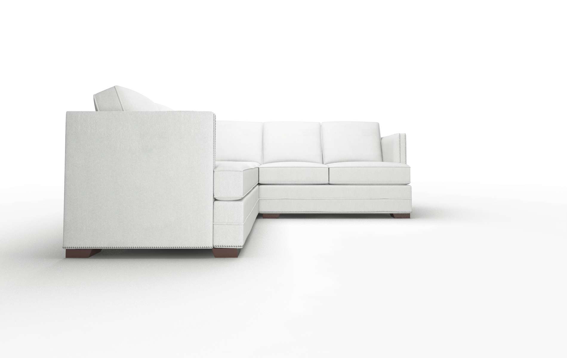 Riga Geo Sterling Sectional espresso legs 2