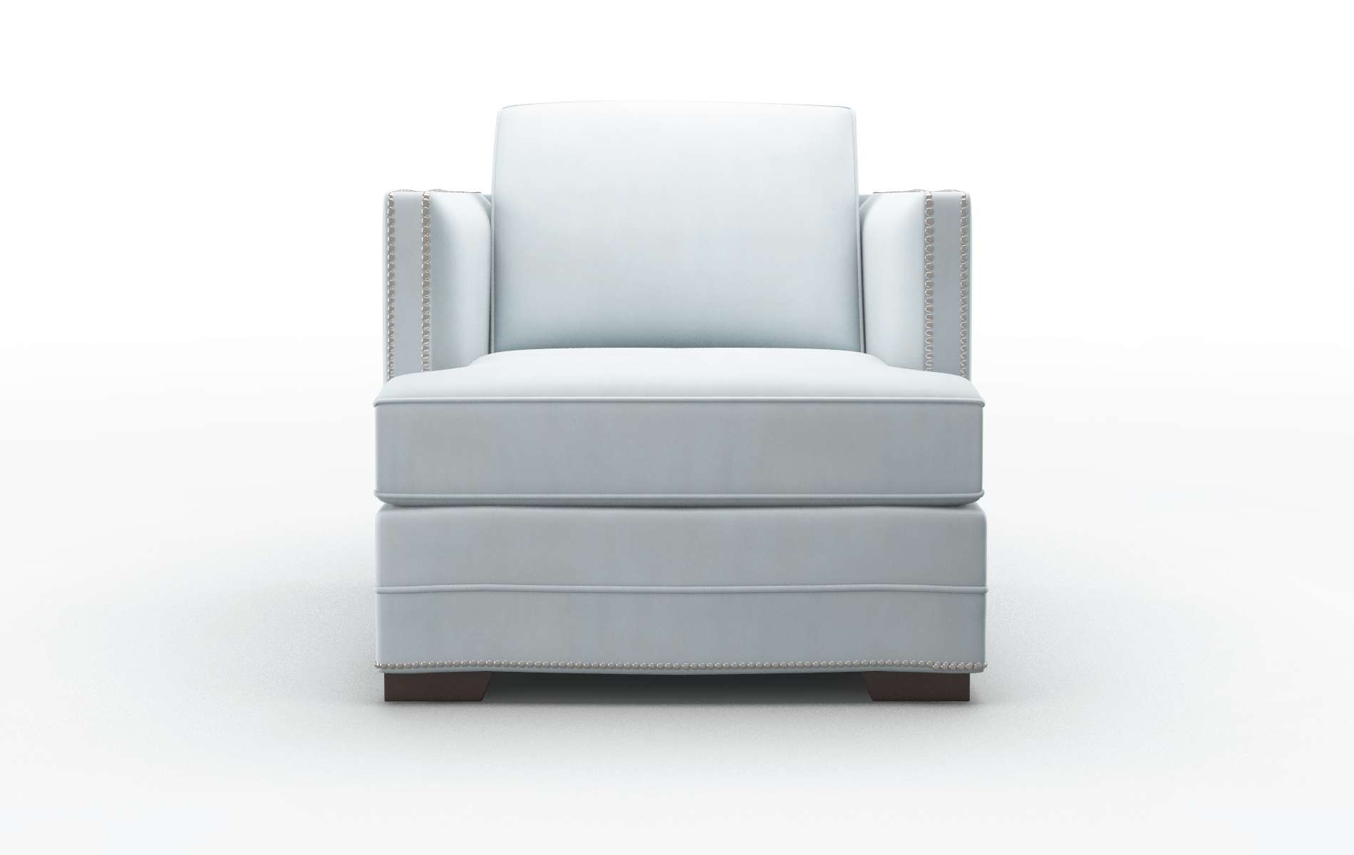 Riga Hathaway aqua Chair Espresso Legs  1