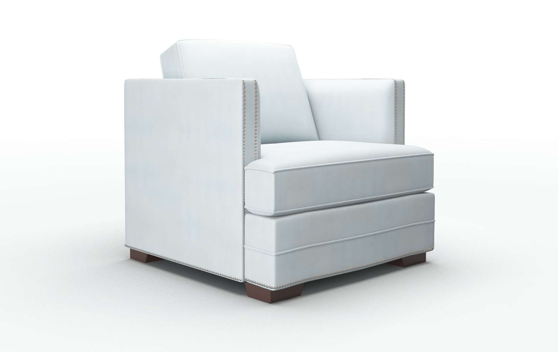 Riga Hathaway Aqua Chair espresso legs 2