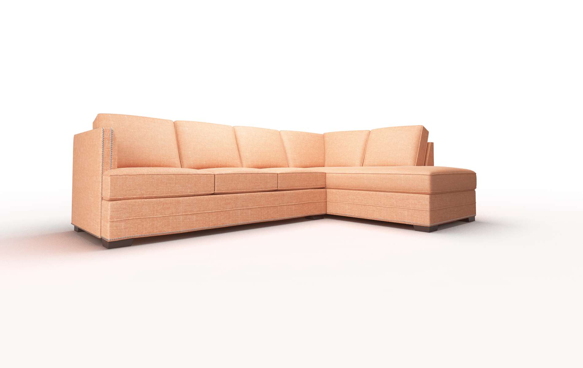 Riga Hepburn Appricot Panel espresso legs 2