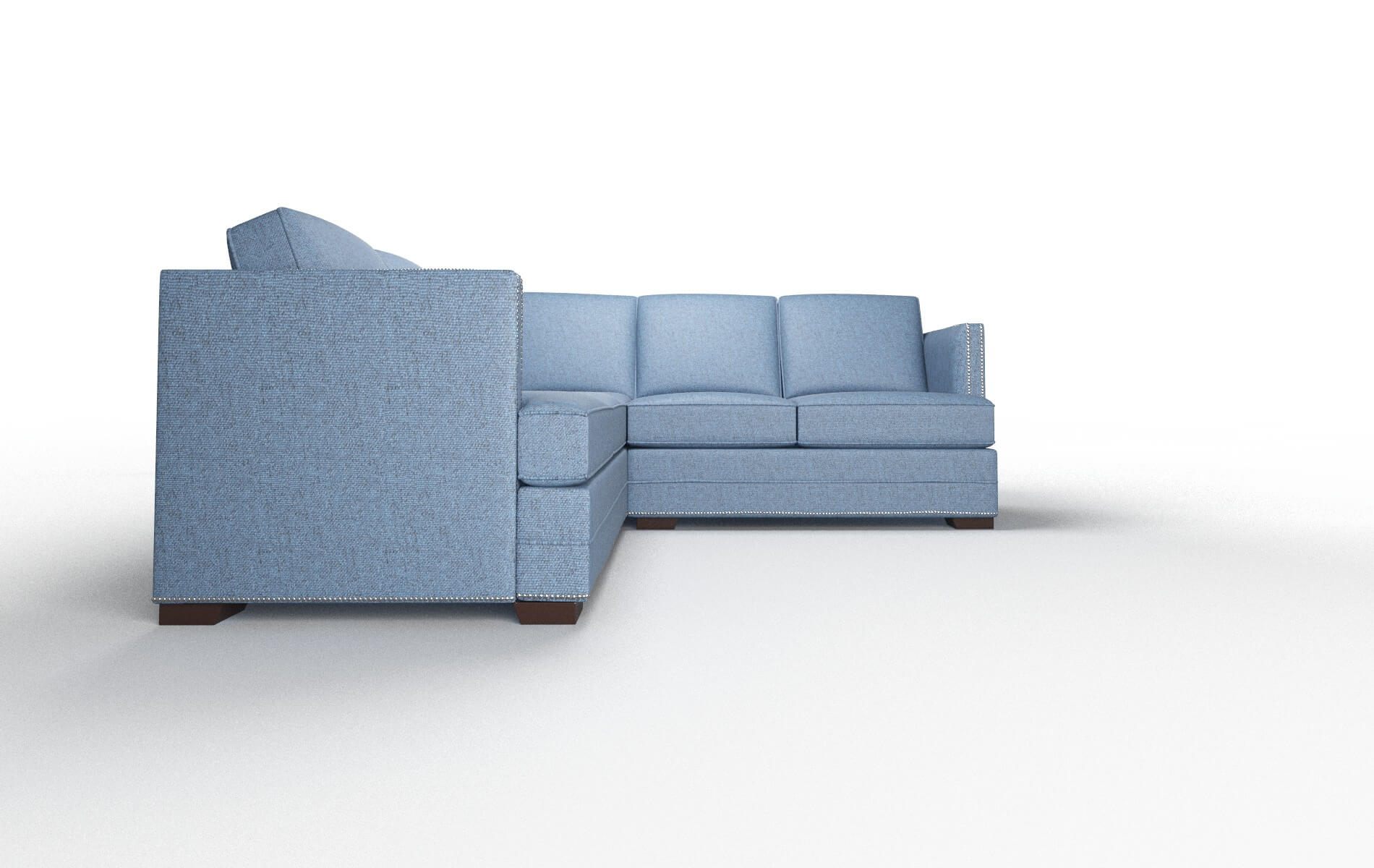 Riga Hepburn Water Sectional espresso legs 2