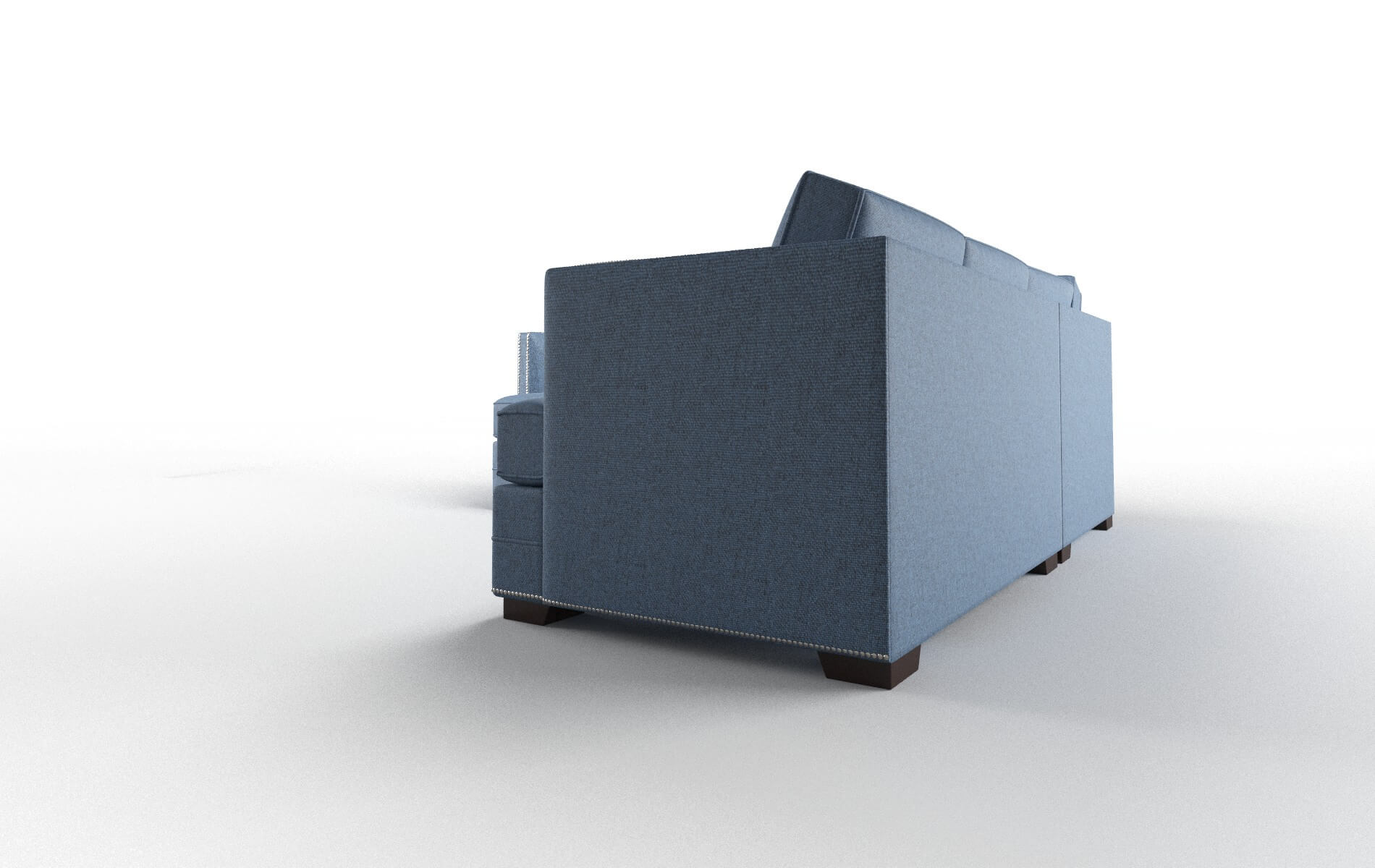 Riga Hepburn Water Sectional espresso legs 4