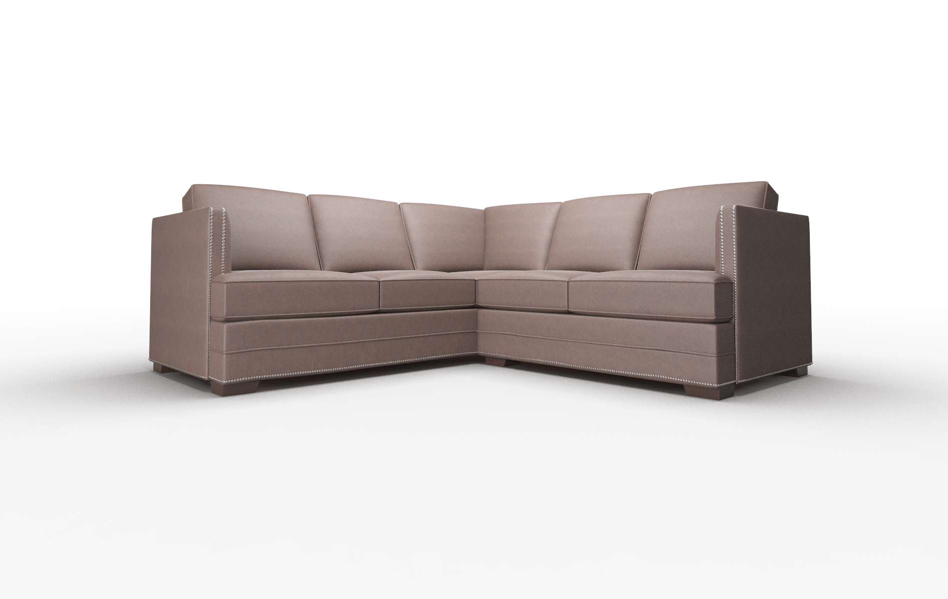 Riga Insight Cafe Sectional espresso legs 1