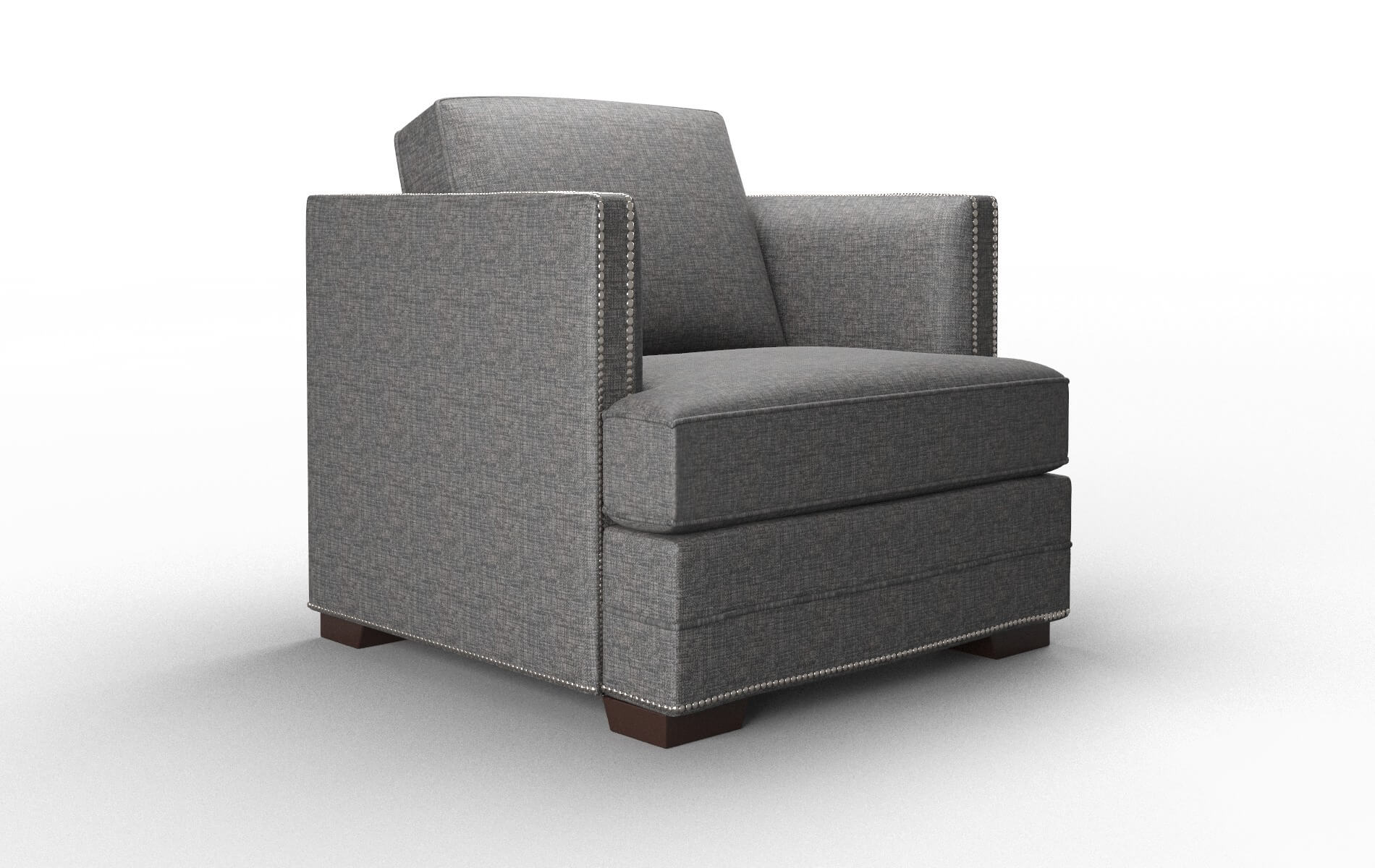 Riga Insight Charcoal Chair espresso legs 2