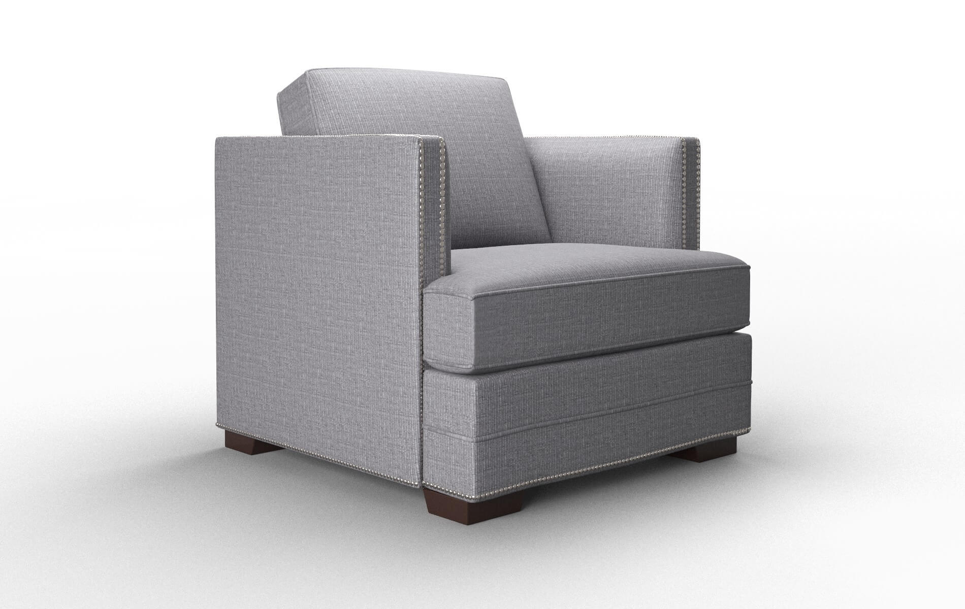 Riga Insight Denim Chair espresso legs 2
