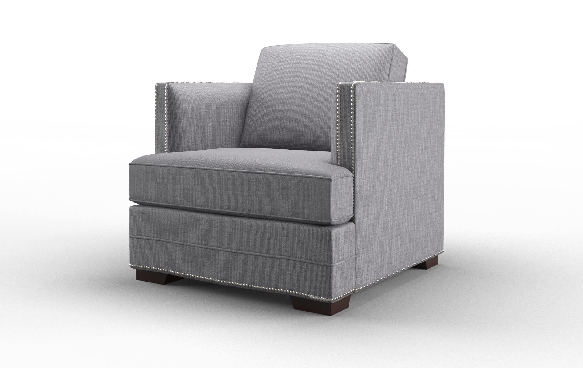 Riga Insight Denim Chair espresso legs 4