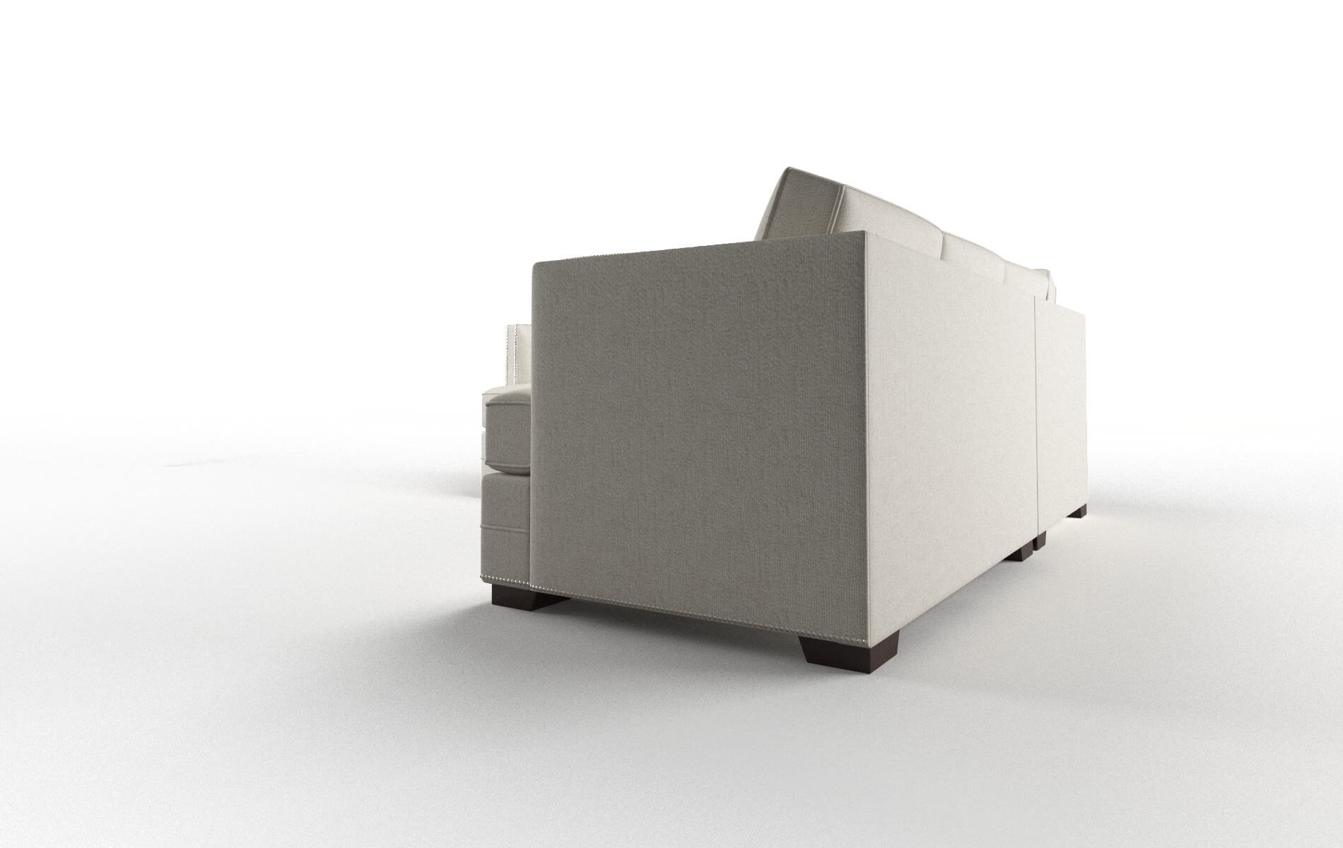 Riga Insight Dove Sectional espresso legs 4