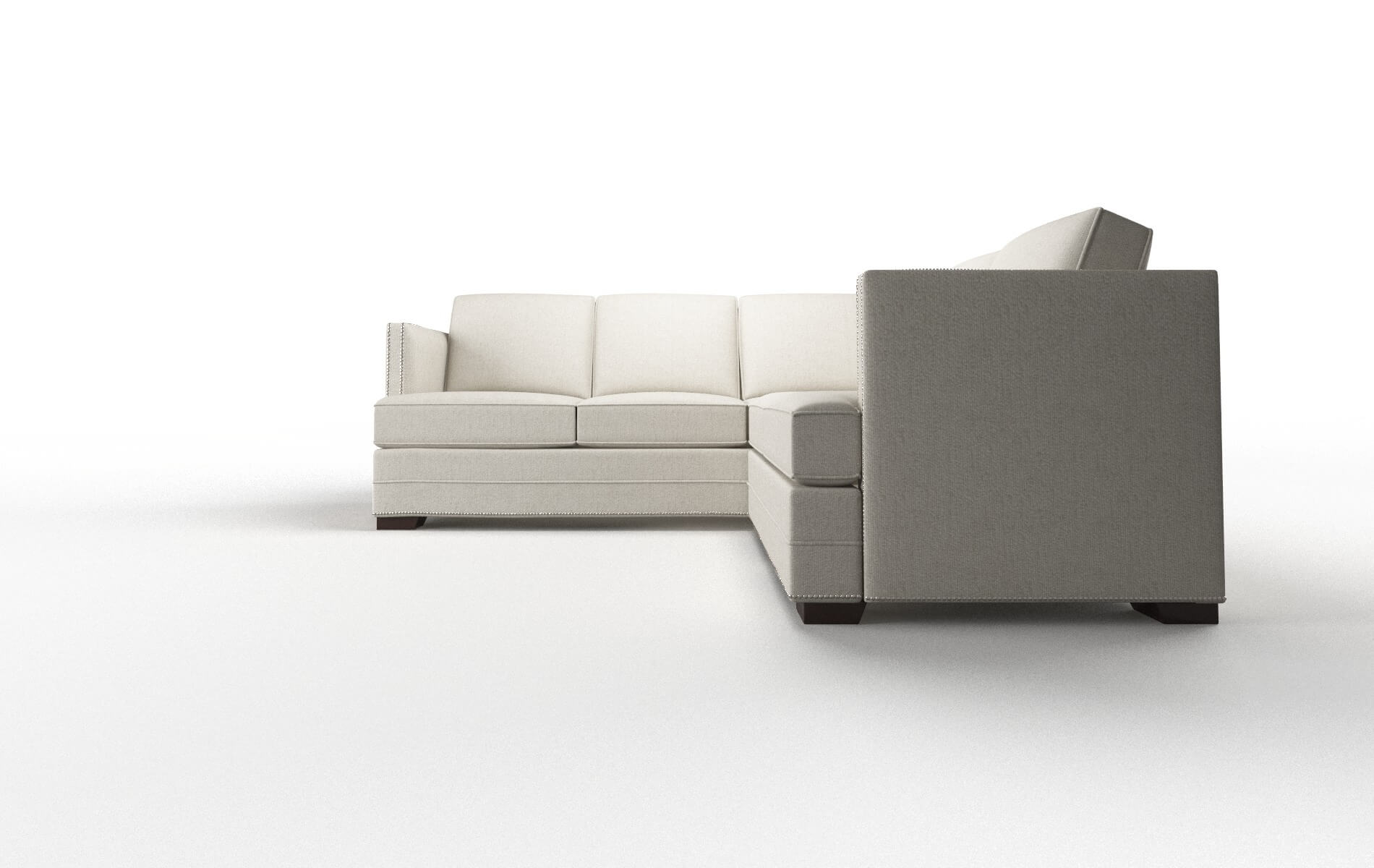 Riga Insight Dove Sectional espresso legs 5