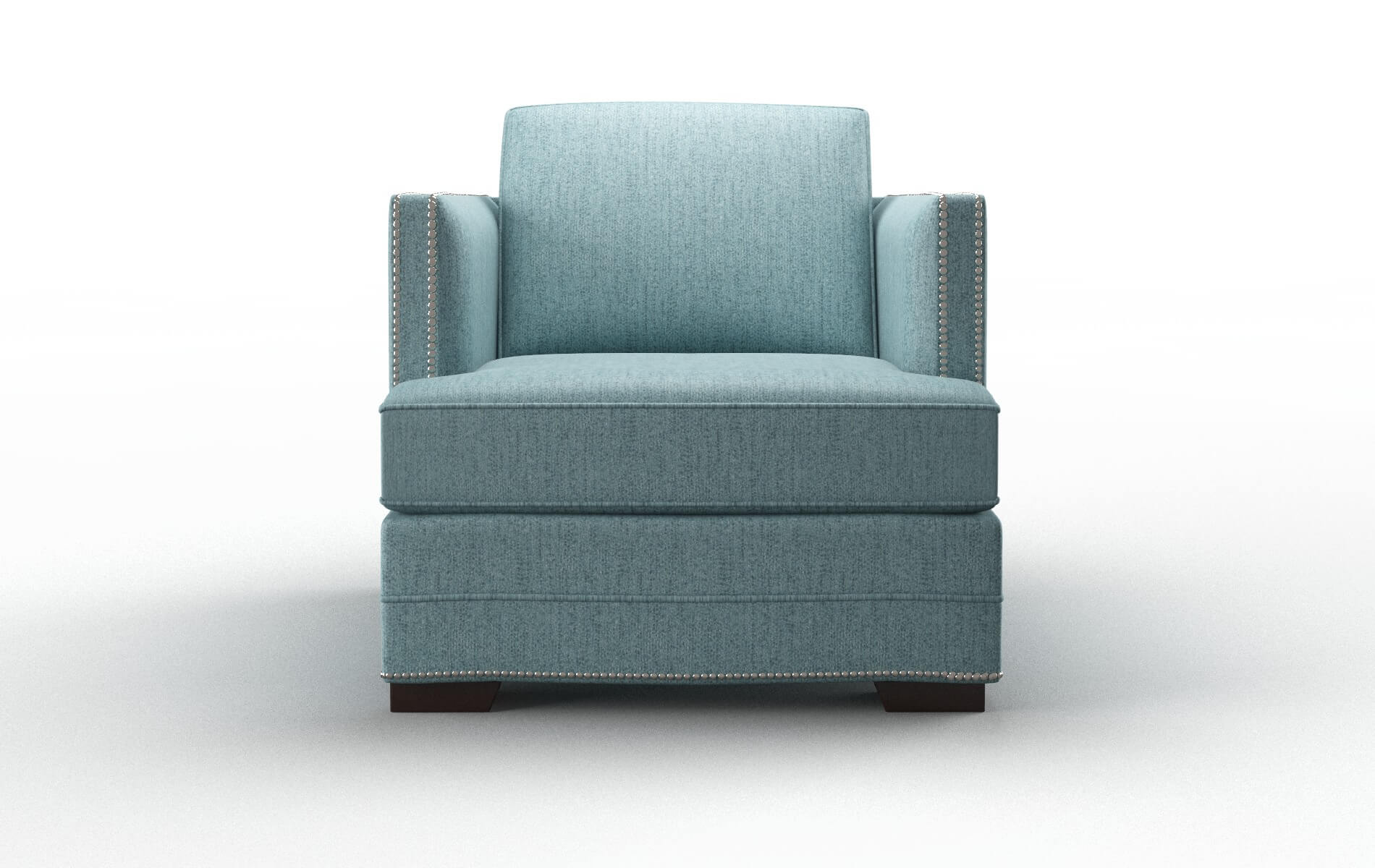 Riga Insight peacock Chair Espresso Legs  1