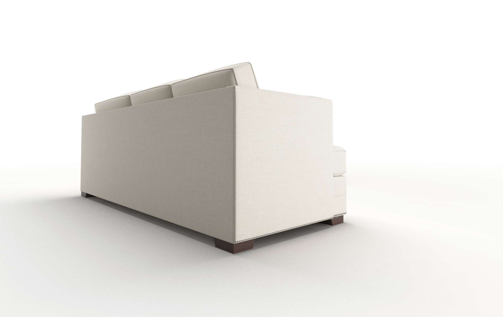 Riga Keylargo Almond Sectional espresso legs 3