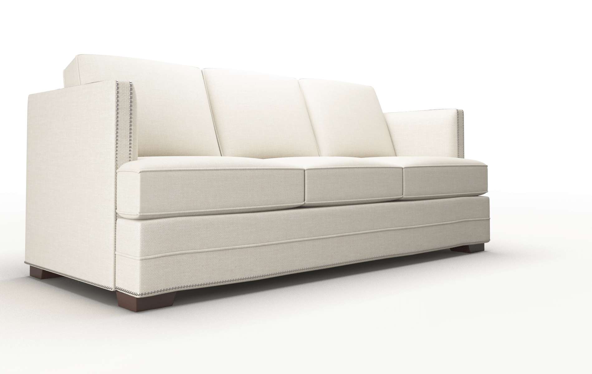 Riga Keylargo Almond Sofa espresso legs 2