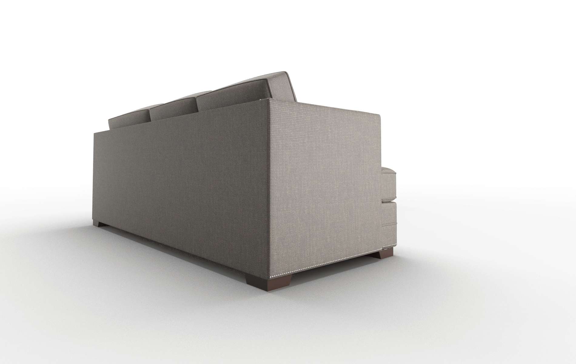 Riga Keylargo Bark Sectional espresso legs 3