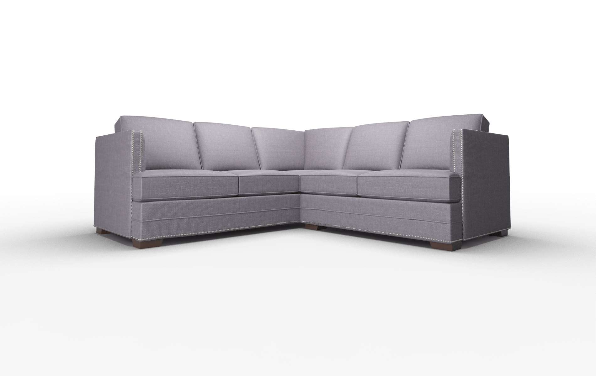 Riga Keylargo grape Sectional Espresso Legs  1