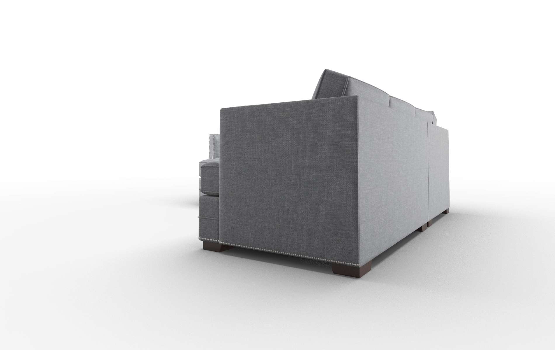 Riga Keylargo Graphite Sectional espresso legs 4