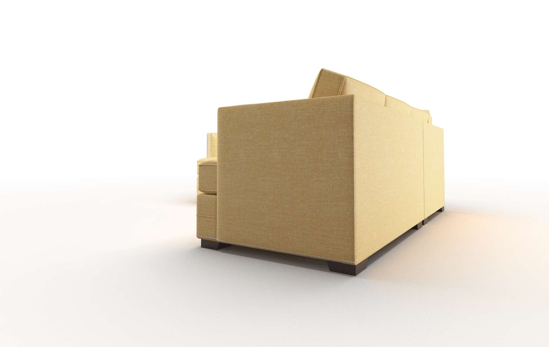 Riga Keylargo Honey Sectional espresso legs 4