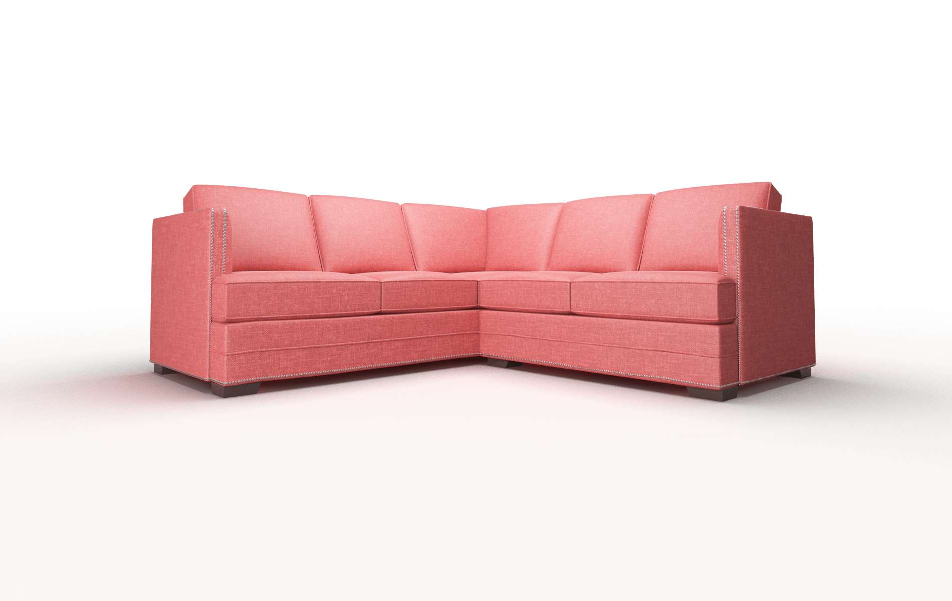 Riga Keylargo Ruby Sectional espresso legs 1