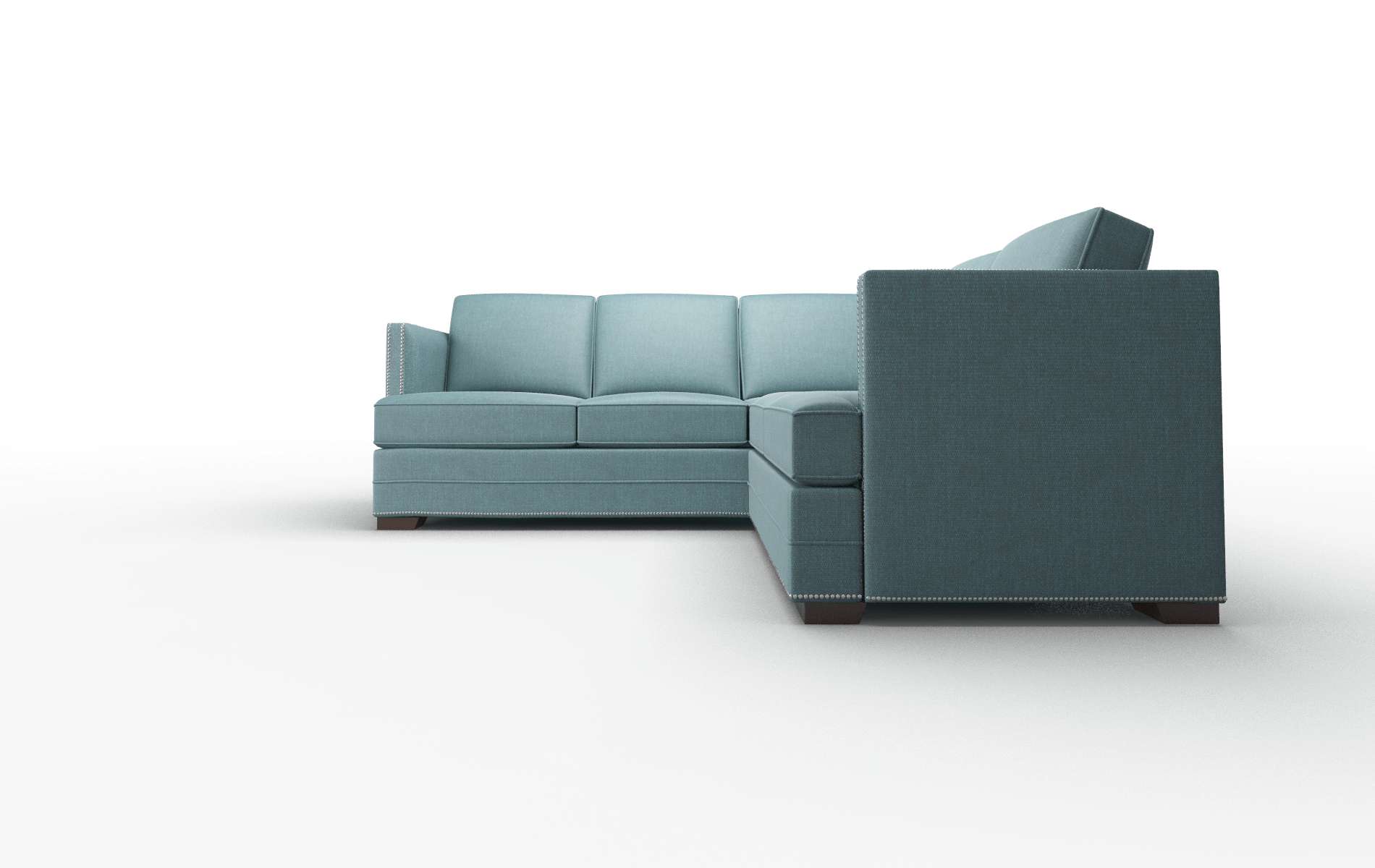 Riga Keylargo Zenithteal Sectional espresso legs 5
