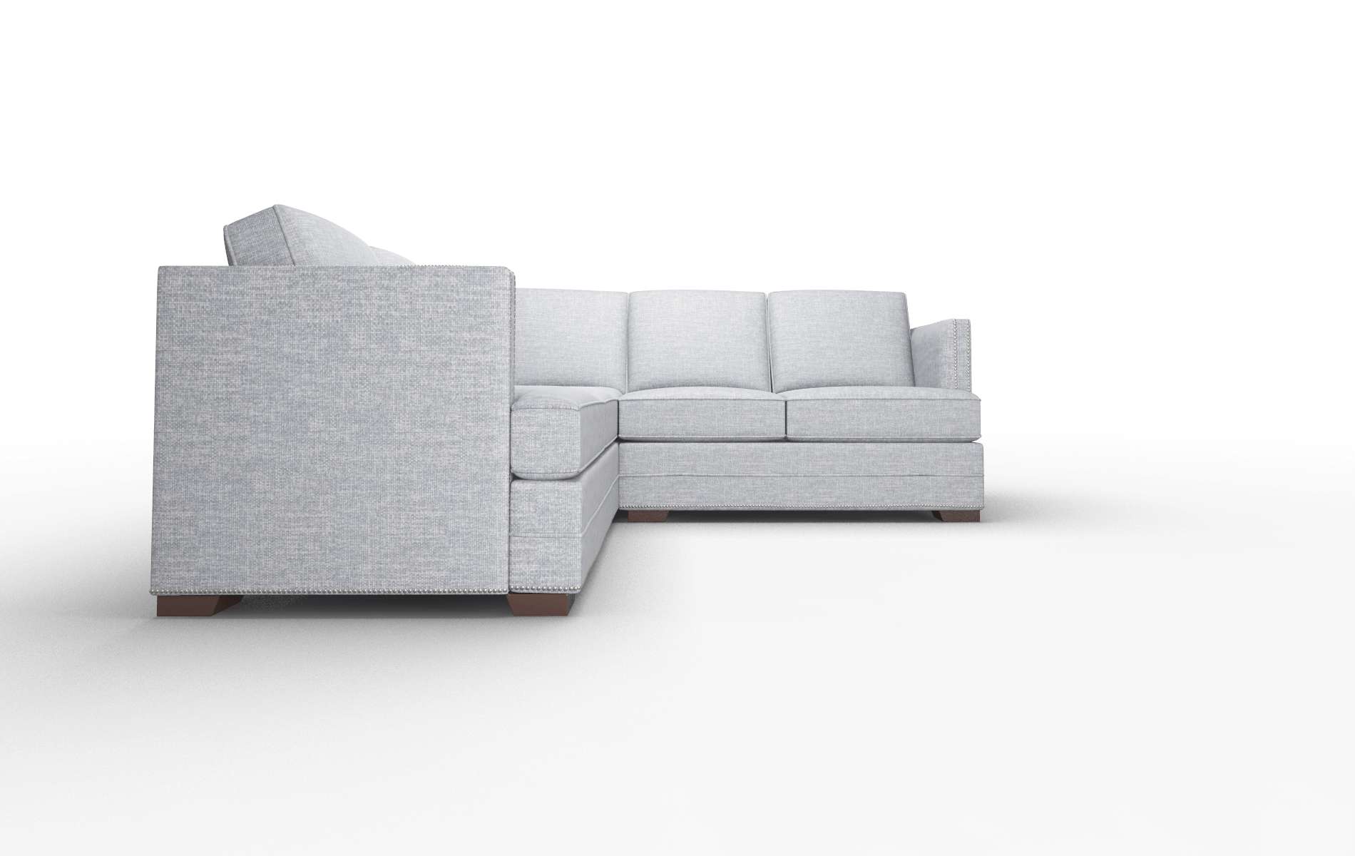 Riga Lana Ash Sectional espresso legs 2