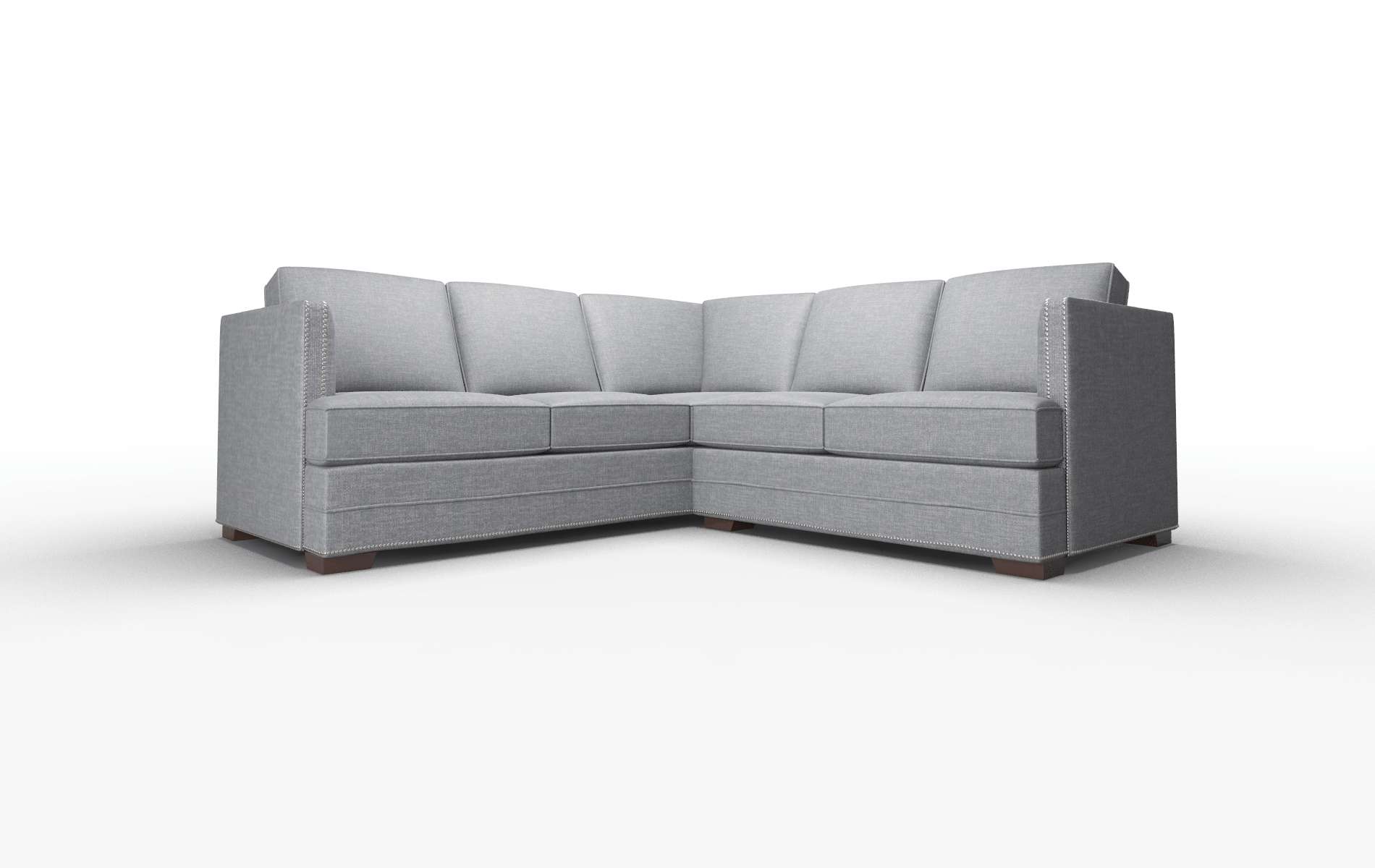 Riga Lana Onyx Sectional espresso legs 1