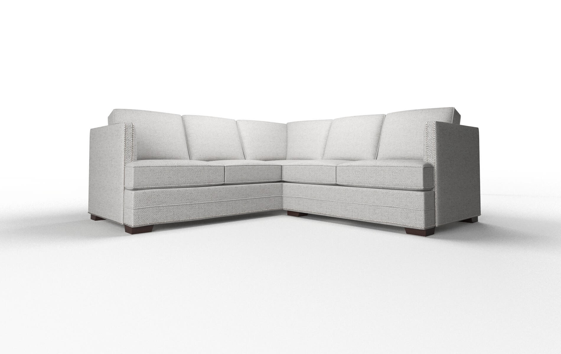 Riga Malibu Dove Sectional espresso legs 1